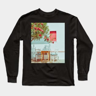 Vintage greek island Long Sleeve T-Shirt